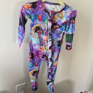 Posh Peanut Bamboo Ruffle Footie One Piece